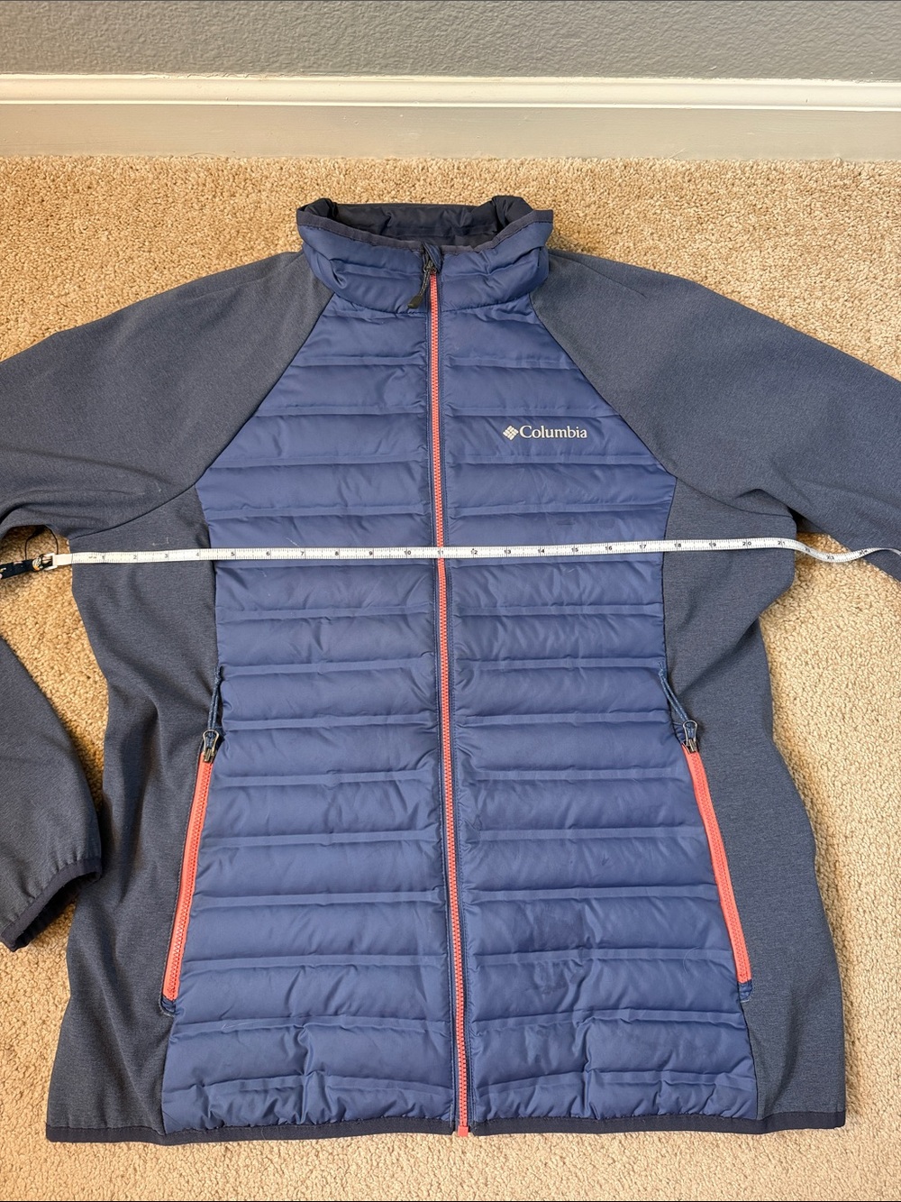 Columbia Women’s Flash Forward Hybrid Jacket, Bluebell/Nocturnal Size Large - Picture 5 of 13